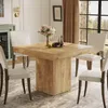 Tavolo da pranzo Tribesigns per 4 persone, 100*100 cm Anteprima dell’immagine prodotto 4