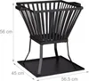 relaxdays 10026548_0 relaxdays Feuerschale XL schwarz Podgląd zdjęcia produktu 4