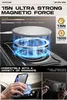 A collage of images showcasing a magnetic phone charger and car mount. Náhľad obrázku produktu