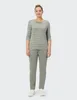 JOY LEA 3/4 Arm Shirt DRIED SAGE STRIPES DRIED SAGE STRIPES Produktbild-Vorschau 2