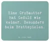 Mr. & Mrs. Panda Mousepad Spruch Großmutter Geduld - Produktbild-Vorschau 1