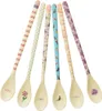 Rice Melamina SET da 6 cucchiai da latte - Stampa con Anteprima dell’immagine prodotto 1