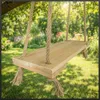 Huśtawka drewniana do ogrodu domu boho loft 49 cm bujak Podgląd zdjęcia produktu 9