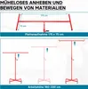 Wiltec Plattenheber bis max. 50 kg, Höhe 190-330 cm, Produktbild-Vorschau 3