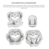 4 Stück Herzförmig Silikonformen Vase mit 3 Reagenzgläsern Produktbild-Vorschau 4
