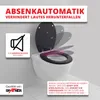 Grafner WC Sitz aus MDF stabile Qualität Pink Dahlia mit Produktbild-Vorschau 4