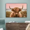 MuchoWow® - Leinwandbilder - Kuh - Schottischer Highlander Produktbild-Vorschau 4