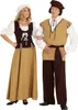 Mittelalter-Magd Kleid mit Haube, Größe:46 Produktbild-Vorschau 4