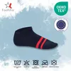 Footstar Damen & Herren Sneaker Socken mit Blockringeln (10 Produktbild-Vorschau 3