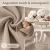 Stilltuch Baby aus Baumwolle, weicher Musselin Stillumhang, Produktbild-Vorschau 6
