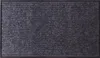 A flat lay of a rectangular doormat with a dark gray textured surface and a black border. Anteprima dell’immagine prodotto