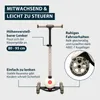 HUDORA Tri-Scooter – Ivoor – met LED-wielen – driewieler Productafbeelding-voorbeeld 3