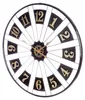 Gilde Wanduhr, rund, "Passage", Metall, schwarz, VE 1, L. Voir les images du produit 4