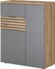 Schuhschrank - Artisan Eiche Nachbildung - Grau - B 85 cm - Produktbild-Vorschau 8