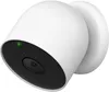 A white Google Nest Cam security camera is shown against a white background. Voir les images du produit