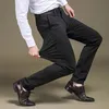 Eleganckie spodnie męskie czarne elastyczne wygodne Podgląd zdjęcia produktu 6