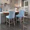 Set di 2 sgabelli da bar con rivestimento in velluto, Anteprima dell’immagine prodotto 13