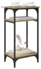 vidaXL Table d'appoint Chêne Artisan 40 x 30 x 75 cm Bois Voir les images du produit 3