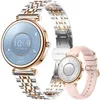 Damen Smartwatch Roségold Rund | Fitnessuhr mit Produktbild-Vorschau 1