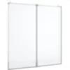 vidaXL Magnetisches Whiteboard Klappbar 80x80x1,7 cm Produktbild-Vorschau 1