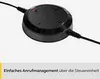 A close-up shot of a black Jabra control unit for a headset, with a cable extending from it. The background is plain white. Anteprima dell’immagine prodotto