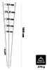 KADAX Rankhilfe für Pflanzen, 180 cm, 6 Stück, Produktbild-Vorschau 2