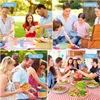 Camping Geschirr Set 4 Personen Geschirrsets aus Kunststoff Produktbild-Vorschau 7