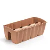 Truhlica CROWN na zábradlie plastová terakota 58x28cm Náhľad obrázku produktu 2