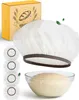 KRUSTENZAUBER 4x Abdeckhaube für Gärkörbe - Produktbild-Vorschau 1