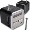 OMNA | Přenosné FM rádio TD-V26 - červené - Bluetooth, LED Náhled obrázku produktu 1