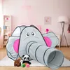 Relaxdays Pop Up Spielzelt Elefant, mit Spieltunnel, Produktbild-Vorschau 2