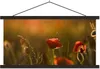 MuchoWow® Textilposter Mohn - Sonnenuntergang - Gold 150x75 Produktbild-Vorschau 1