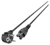 GRUNDIG Netzkabel, Kleeblattstecker, 2m, schwarz Produktbild-Vorschau 1
