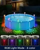 Lumières solaires pour piscine 4 RGB et blanc chaud Voir les images du produit 4