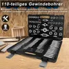 XINZI 110-tlg. Gewindeschneidsatz M2-M18 Gewindebohrer Satz Produktbild-Vorschau 3
