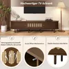 Merax TV-Schrank mit Rattan-Design, TV-Ständer mit 2 Produktbild-Vorschau 7