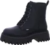 Buffalo Aspen Zip Schnürstiefel Schwarz Produktbild-Vorschau 1