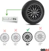 Kołpaki Sparco 16 cali Roma Grey 4 szt Podgląd zdjęcia produktu 3
