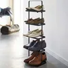 Yamazaki Schuhregal mit 5 Ablagen schwarz tragbar Produktbild-Vorschau 1