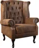 riess-ambiente Chesterfield Sessel 85cm antik braun Produktbild-Vorschau 8