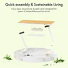 An exploded view of a standing desk, showing its components and assembly. Produktbild-Vorschau