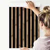 Tapeta Ścienna LAMELE Drewno Efekt 3D do Salonu 53x1000cm Podgląd zdjęcia produktu 4