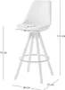 home24 Barstuhl - 2er-Set - Webstoff / Massivholz Gummibaum Produktbild-Vorschau 10