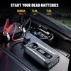 GL985 Powerbank do rozruchu akumulatorów 12V, 3000A, do Podgląd zdjęcia produktu 2