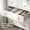 Aufbewahrungsbox Schubladen Organizer aus Vliesstoff Produktbild-Vorschau 3