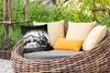 MuchoWow® Outdoor Kissen - Antilope - Schwarz und weiß - Produktbild-Vorschau 3
