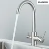 Julie | 3 Wege Premium Silber gebürstet Trinkwasser Armatur Produktbild-Vorschau 2