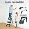 Sekey Trittleiter 3 Stufen Klappbar – Rutschsichere 36 cm Produktbild-Vorschau 5