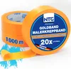 20 X NTG Goldband 50 Meter 30 mm breit Malerkrepp Kreppband Produktbild-Vorschau 1