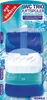A product package for toilet bowl fresheners. Produktbild-Vorschau
